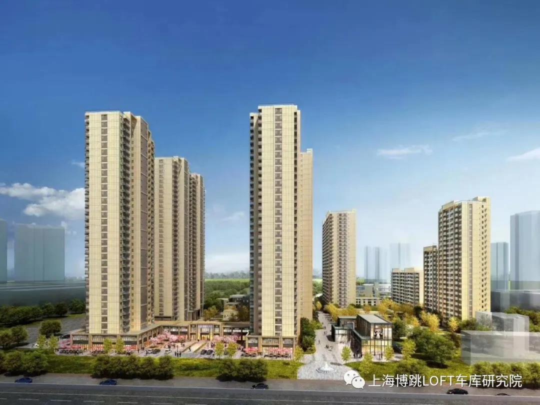 白山采用了LOFT车库武汉当代集团春风十里项目现已结构封顶！